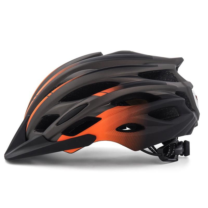 Full-Shell Mountain Bike Helmet Adults Outdoor Trail Cycling Safety Gear With Integrated LED Light