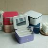 Tragbare Schmuckschatulle Verpackungsbox Make-up-Organizer Für Exquisite Kosmetik Beauty-Etui Behälter Abschlussveranstaltungen Geschenk