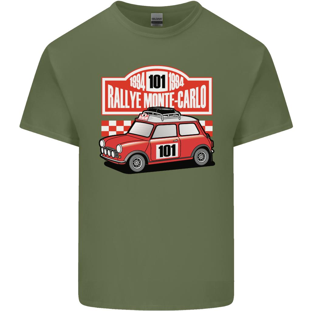 Rallye Monte Carlo Mini Rally Car Unisexs Light Cotton TShirt