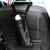 Portable Car Hanging Trash Bin Oxford Cloth Seat Back Garbage Storage Container for Car Outdoor Camping Use
