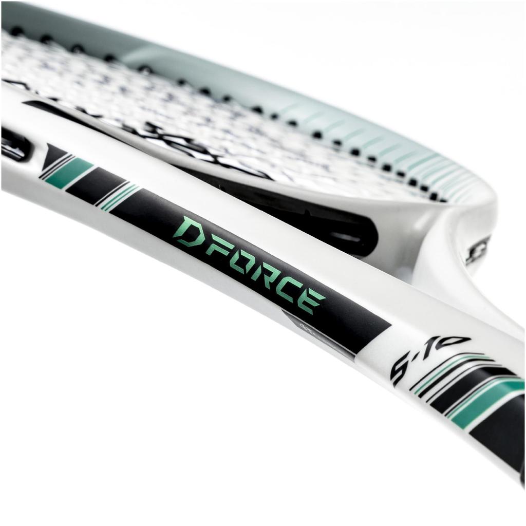 Mizuno Deeforce Tennis Racket 63JTN544 S-10 (Soft Tennis), Unisex, White/Jade Green, 0X,