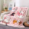 Custom Name Cat Love Flannel Blanket Throw Blanket Soft Warm Sofa Bed Decor Unique Gift