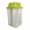Reusable Pickle Jars - BPA Free Pickles Container with Strainer for Mess-Free Storage of Condiment Food-Easy To Open Lid Design