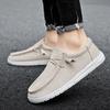 Herren Freizeit Canvas Schuhe Herren Slipper Atmungsaktive Slip On Flats Männliche Vulkanisierte Schuhe Fahrschuhe Übergröße 47 Laufschuh