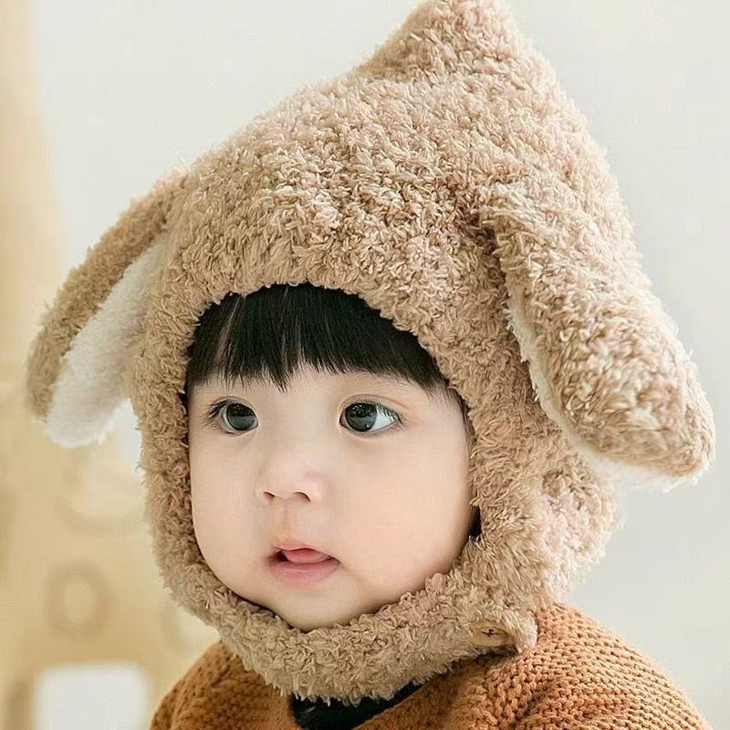 Baby Hat Infant Autumn and Winter New Ear Hat Children Winter Out Windproof Hat Boys and Girls Winter Hat