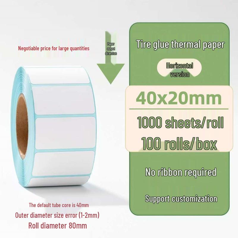 Samoprzylepne etykiety termiczne na kody kreskowe 100×150 mm - Trwałe i wodoodporne do logistyki