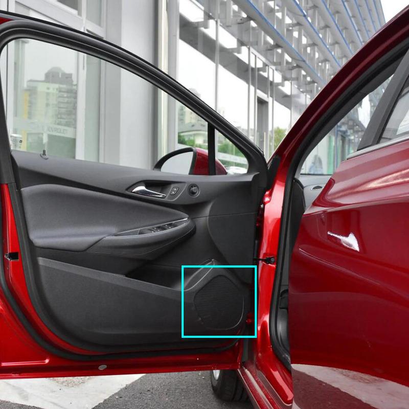 For Chevrolet Cruze Sedan 2017 2018    Car Door Audio Speak Sound Cover Ring Circle Lamp Trim Moulding
