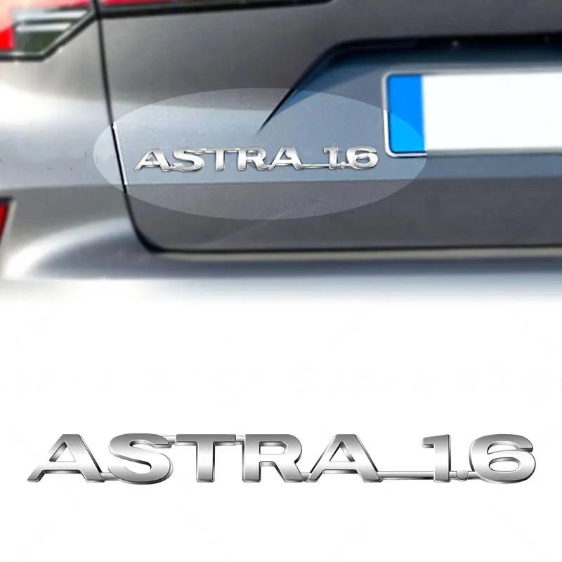 Insignia Cromada Metálica 3D Letras 1.8-16V Pegatina Emblema para Maletero Trasero Guardabarros de Coche Para Vauxhall Astra 1.6 Zafira Optima Corsa Accesorios