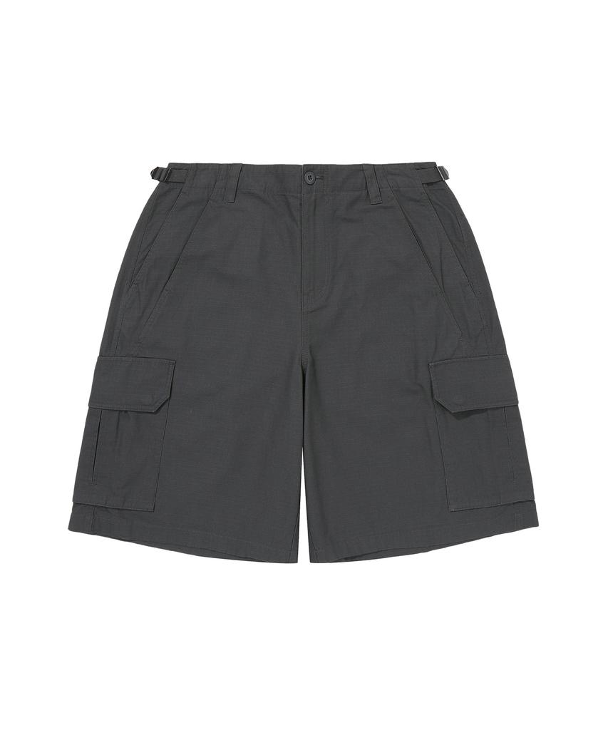 Syupeodeulai Out-Pocket Cargo Shorts Charcoal