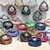 Women's Bag New Handwoven Dumplings Underarm Handbag Cowhide Cloud Zhuangjin
