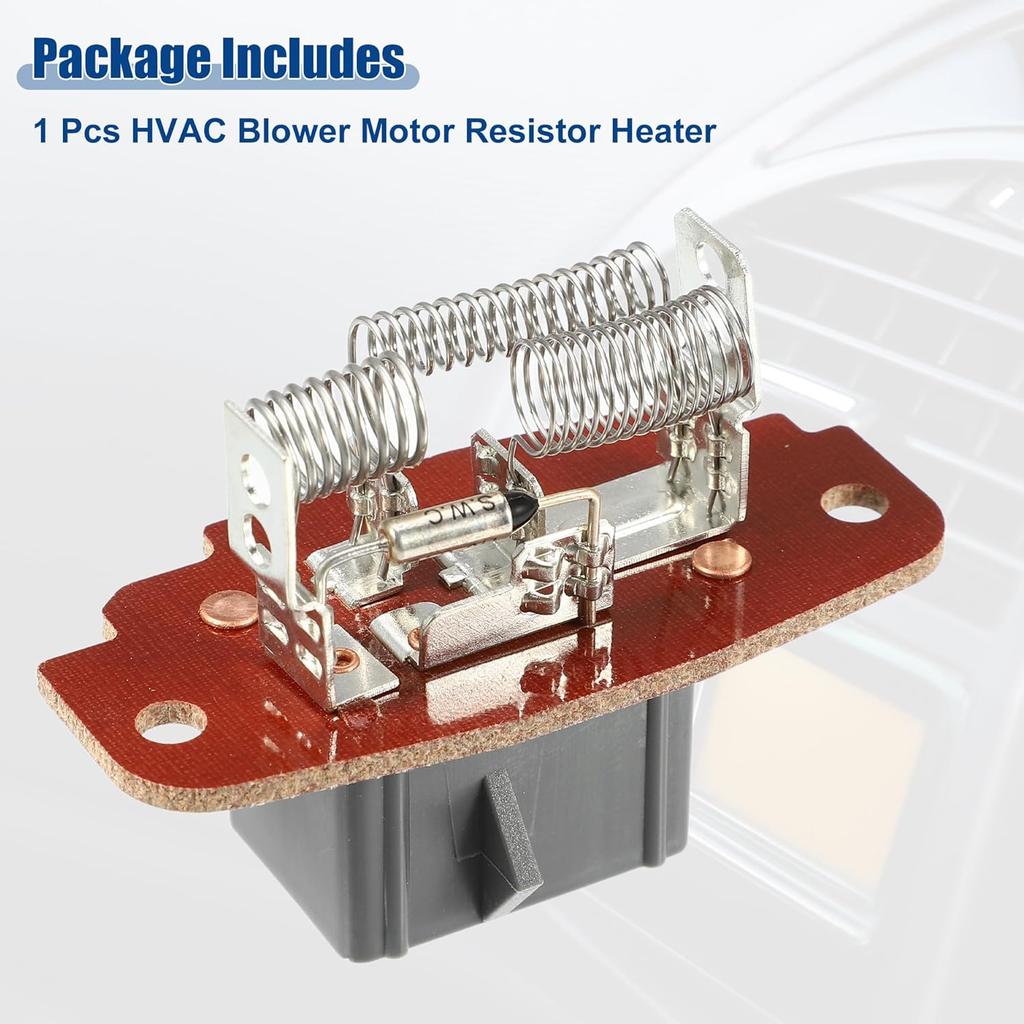 ACROPIX HVAC Blower Motor Resistor Heater Fit for Ford for Ranger for Ford Explorer 1995-2001 NO.4L5Z19A706AA - Pack of 1 Silver Tone