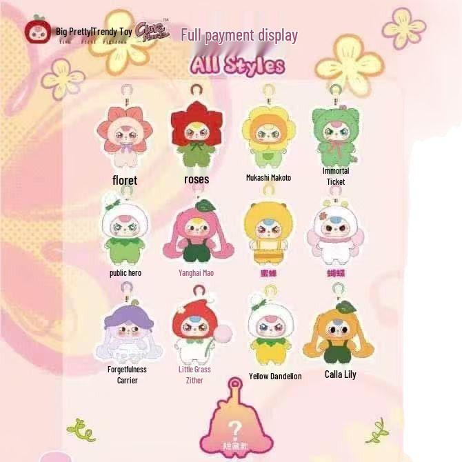 Xiaohongshu Lyla Plush Blind Box Toy - Second Generation Backpack Pendant & Home Decoration