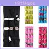 Colorful 12 Grids Door Behind Hanging Bag Wardrobe Home Wall Storage Solution