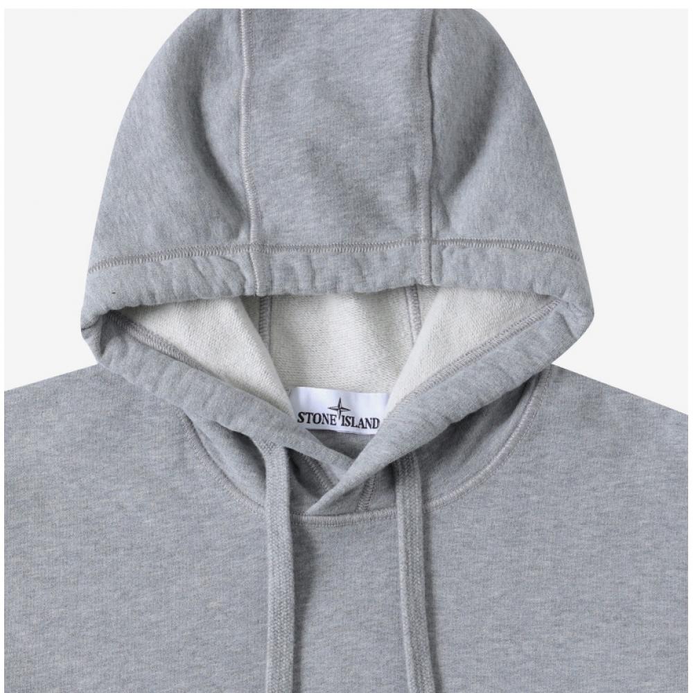 Stone Island 64120 V0m64 771564120 Waffen Logo Patch Herren Hoodie