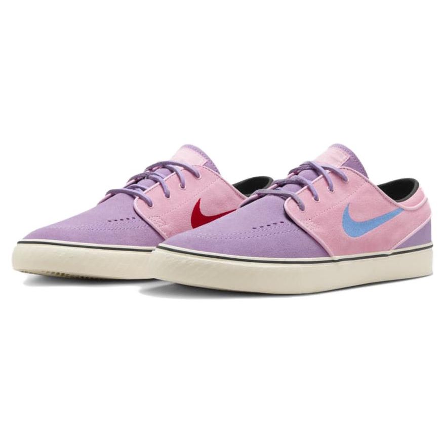 Nike Zoom Stefan Janoski+ SB Lilac Medium Soft Pink Unisex Sneakers Purple Noise-Aqua Coconut-Milk DV5475-500