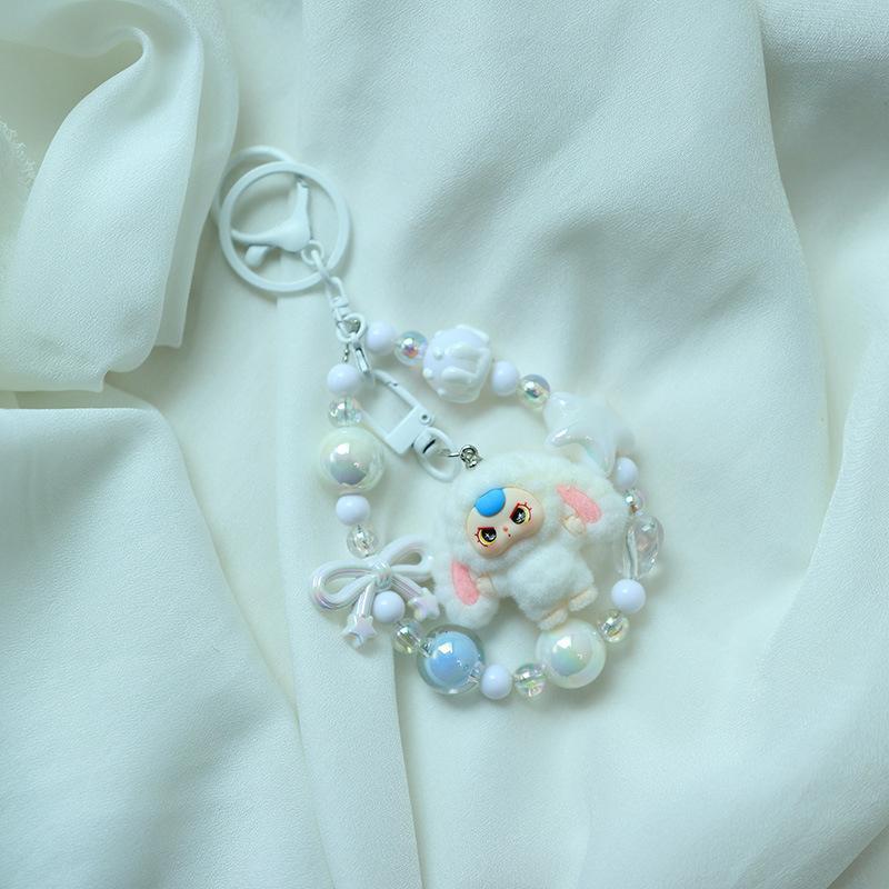 

Креативный милый брелок-подвеска, расписанный вручную, с бусинами, шарм для мобильного телефона, универсальный аксессуар для украшения рюкзака, подарки