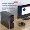 Adapter Bluetooth 6.0 Bezprzewodowy Nadajnik Odbiornik Audio do Samochodu Muzyki Słuchawek Głośnika Adapter Audio AUX z Gniazdem 3,5 mm