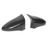 2PCS Rearview Mirror Cap Carbon Fiber Pattern Door Wing Rear View Mirror Cover Replacement for