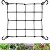 String-Rankgitter Gartenrankgitter Netz Elastisches Drahtgitter Mit 4 Haken Für Gemüse Gurke Tomate Erbse Bohne Traube Blume