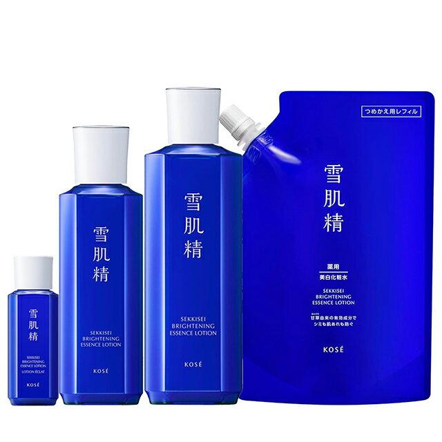 Point rewards up 10 times Size options available KOSE Medicinal Sekkisei Brightening Essence Lotion Trial 30mL / Main body 200mL 350mL Refill 310mL
