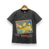 Vintage 90's THE SIMPSONS Matt Groening Cartoon Distressed Tee Shirt Medium Fits Small Size