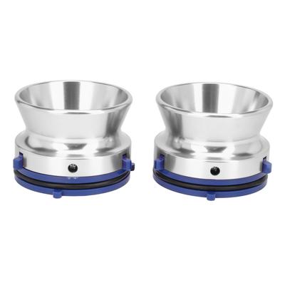 1 Pair NAB Hub Adapters Polished Aluminum Alloy Universal Loading Device 10 Inch Opener for Studer ReVox for Akai Silver
