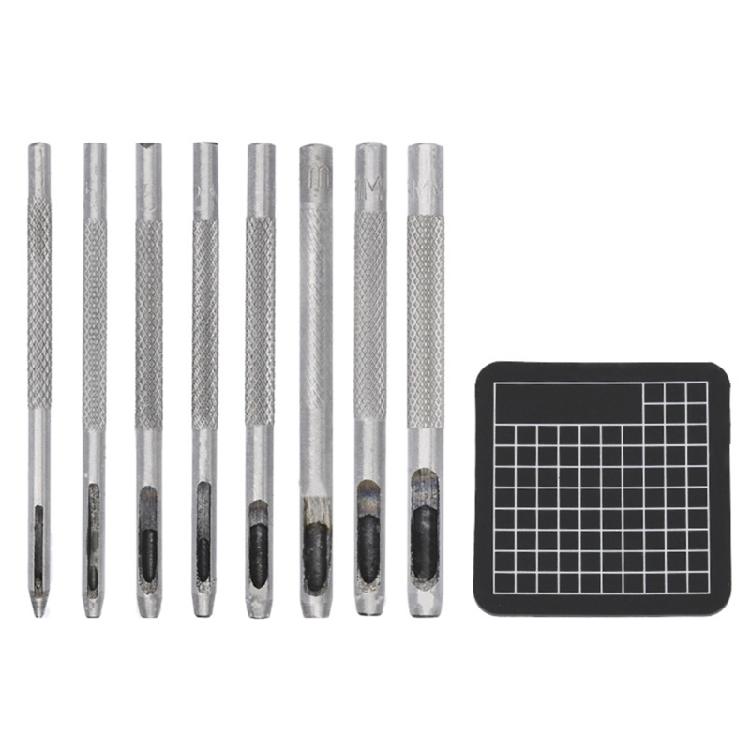 1-13mm Hollow Punch Set Punch Tool Set Stainless Steel Hole Punch Set Leather Punch Tool for Paper Leather Craft