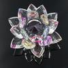 Crystal Lotus Flower - for Home Decoration, Ideal Gift for Birthdays, Parties (100mm Multicolor)