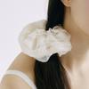 HSU008 Oversized Ruffled Lace Scrunchie