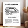 Goodison Park Everton FC Stadium Metal Wall Art Decor Liverpool England Football Fan Gift