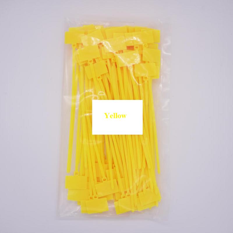 50Pcs Nylon Tie Tags Self-Locking Network Cable Zip Trim Wrap Loop Wire Straps Label 3*100mm 4*150mm 4*200mm