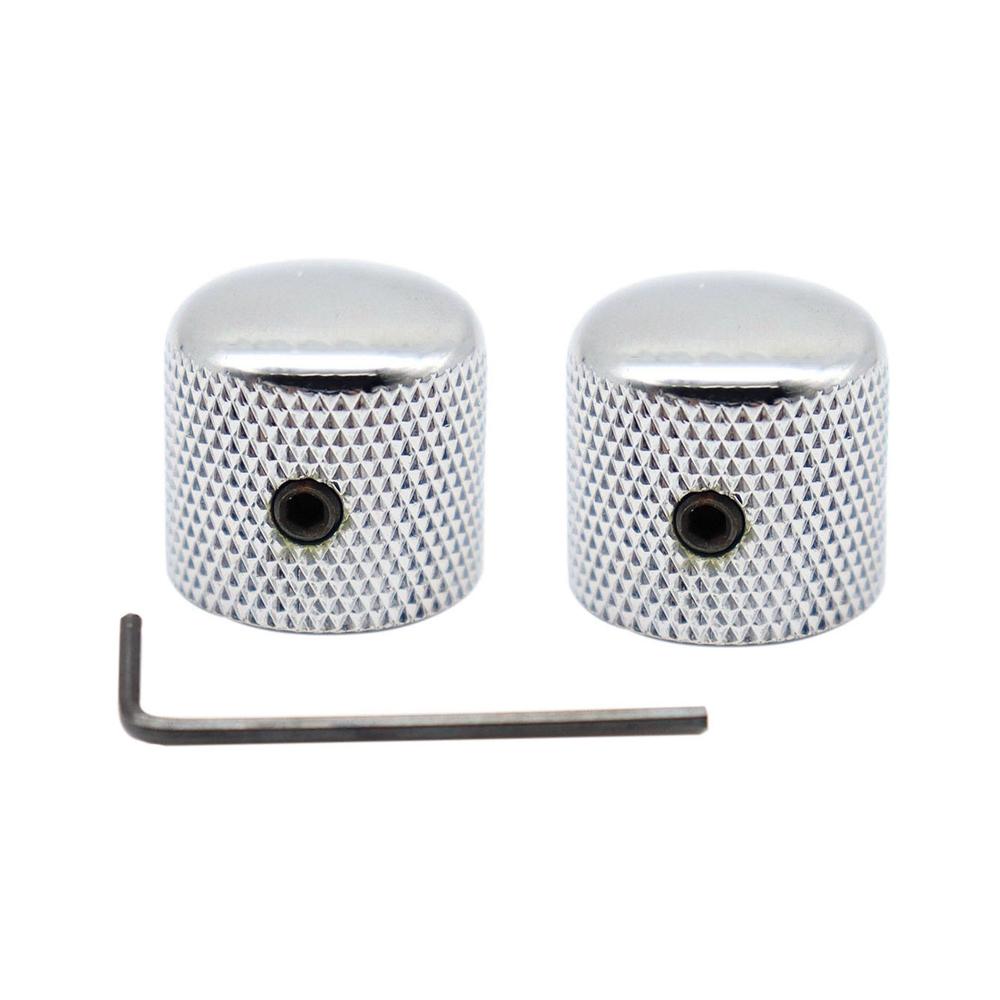 1pcs/2pcs Guitar Knobs Metal Dome Knobs 6mm Shaft with wrench for FD TL Electric guitar
