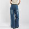 Women's Denim Classic Versatile High Waist Fashionable Trousers
