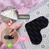 8PCS Rug Pad Grippers Heart-Shaped PU Nano Non Slip Rug Pad Carpet Fixed Sticker,80mm*80mm
