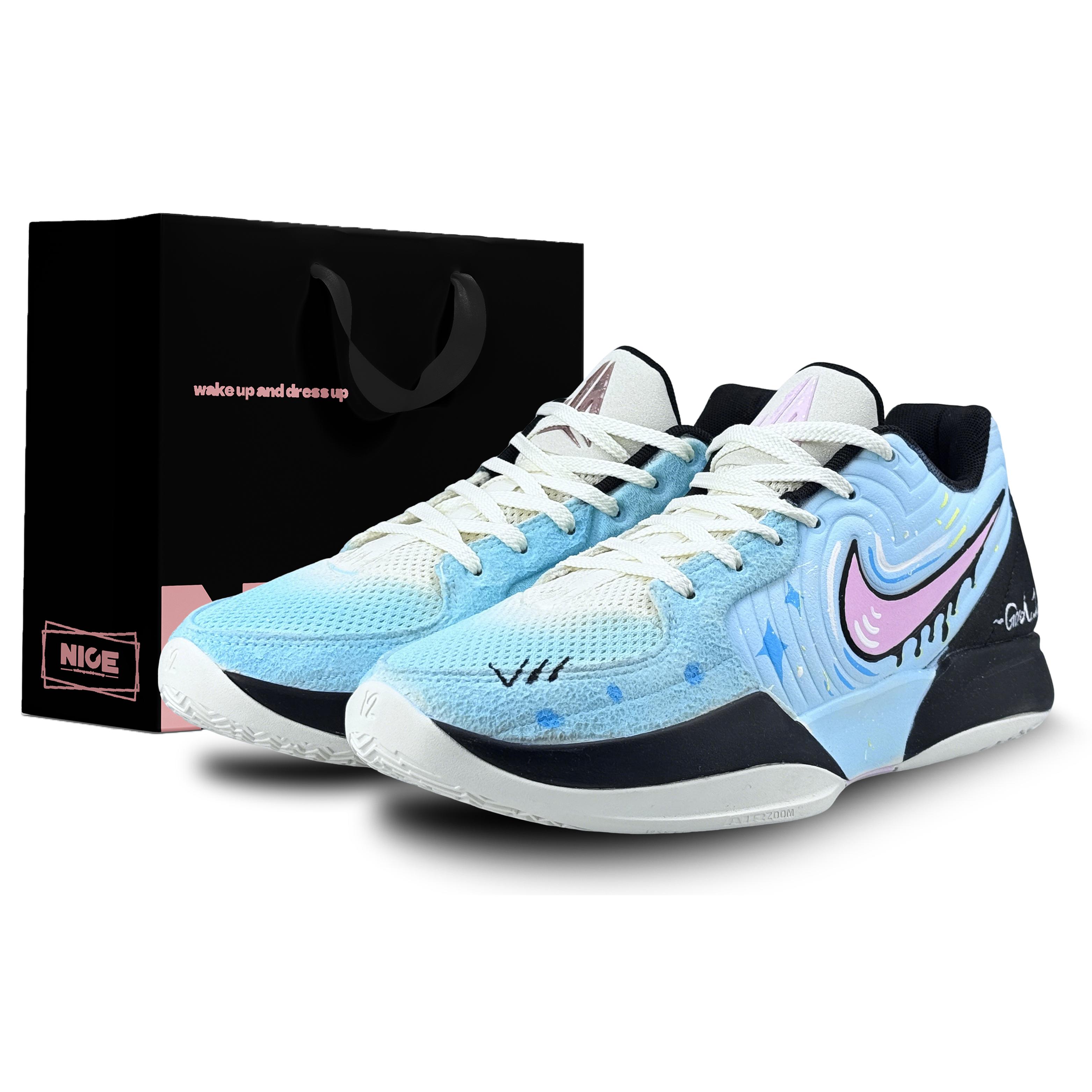 

Nike Ja Morant 2 Cushioning Abrasion Resistant Cushioning, Wear Resistant Low top Basketball Shoes Men s Blue Green FD7327-100(Team1324-LD) 42