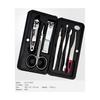 777 TS-4115VC Nail Clipper Manicure Grooming Set Silver Case Korean Nail Care Kit