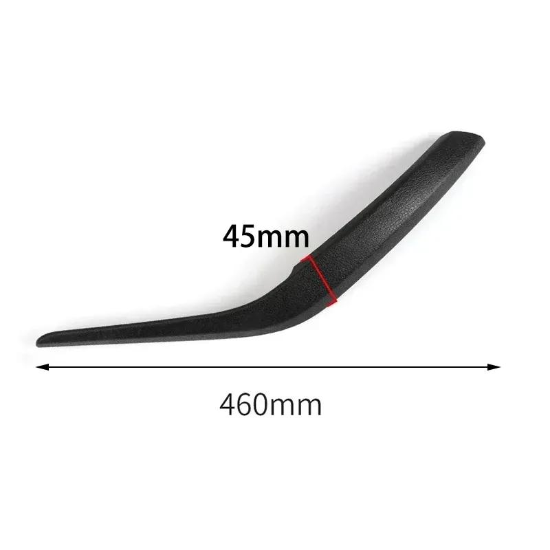1 Pair Car Interior Left & Right Inner Door Pull Handle Cover Panel Trim for BMW X1 E84 2009-2016 Black/Beige 51412991-775L/776R