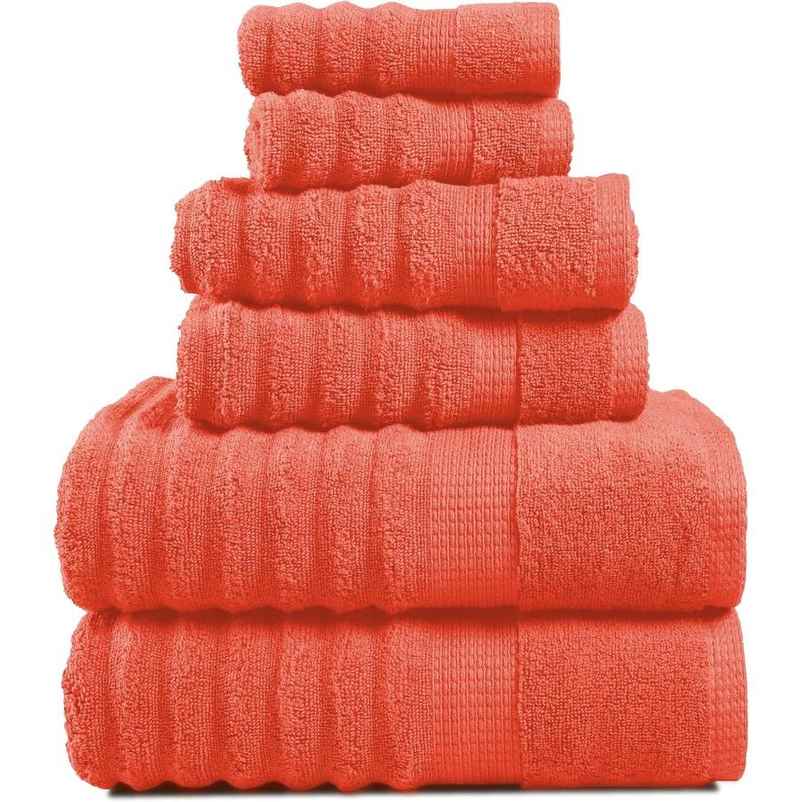 

Bathroom Towels Set for Everyday Use 2 Bath Towels and 2 Hand Towels for Bathroom 2 Wash Cloths for Body Highly Absorbent Soft United States