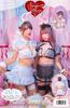 Clearstone SugarWhip Cosplay Halloween Bunny Maid Milk Blue Soda, Women's,