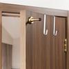 5-Piece Set Of Behind-The-Door Storage Hooks, Punch-Free Hooks For Bathroom And Kitchen Towel And Hat Hanging Storage Racks