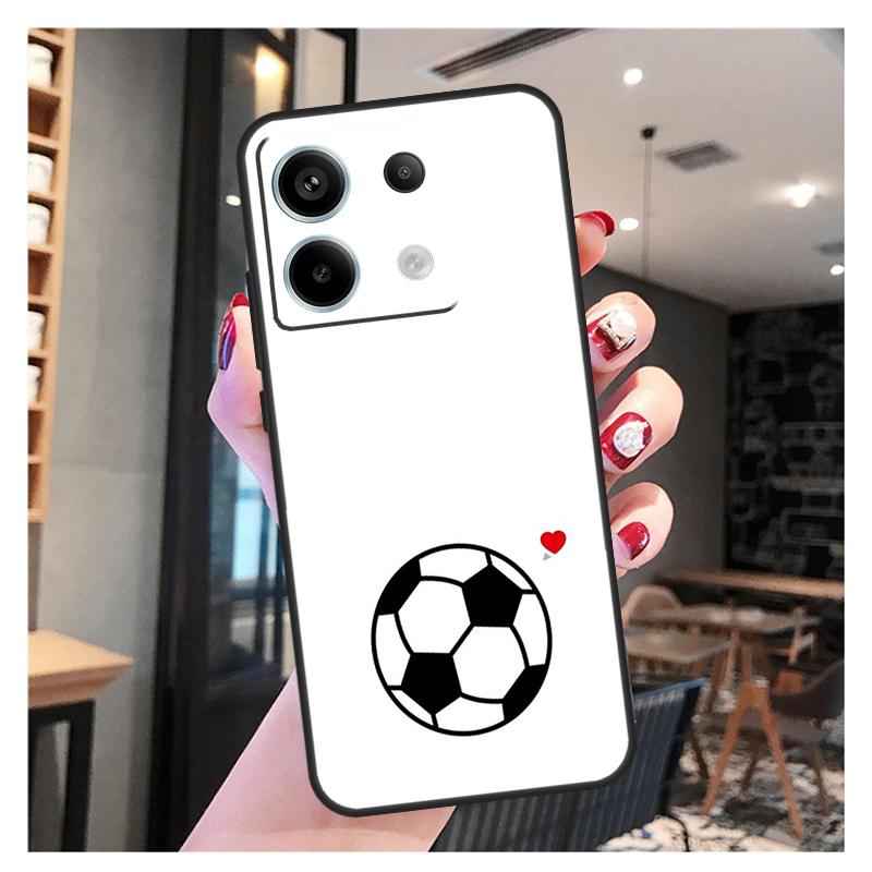 

Football Soccer Ball Case For Xiaomi Redmi Note 13 12 11 9 10 Pro 9S 10S 11S 12S Redmi 13 12 10C 12C 13C Coque Redmi 13 4G