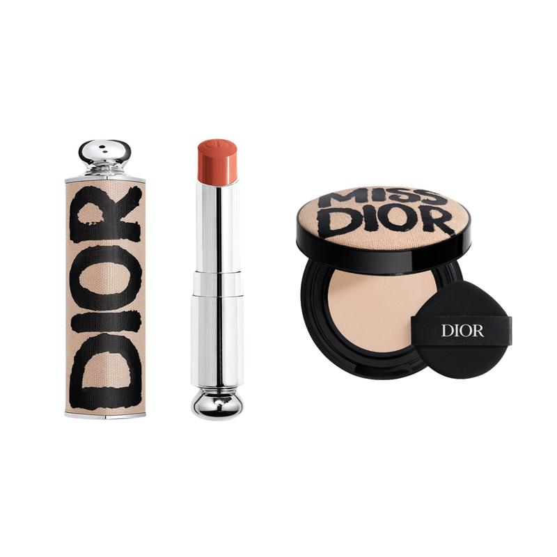 DIOR Lipstick Unruly Naked Lipstick Shell+#524 Peach Milk Cap Refill 3.2g+#0N красный