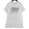Vintage Nirvana Kurt Cobain Band T-Shirt White S Retro Music