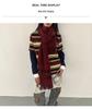 Celebrity-Inspired Women's Autumn & Winter Jacquard Wool Scarf with Tassels