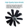 Replacement Cleaning Set Brush Head Rod Hex Wrench Adapter Electric Rotary Sweeper Chimney Fireplace Cleaner Tools
