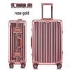 Aluminum-Magnesium Alloy Suitcase with Aluminum Frame, Universal Wheels, Combination Lock - 24" Carry-On for Students & Men's Business Travel.