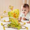 Cartoon Electric Duck Track Toys Cute Interactive Escalator Toy Duck Roller Coaster Toy  Children