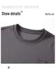 Autumn/Winter American Trend Brand Heavyweight Men's Patchwork Round Neck Long Sleeve Sports Hoodie