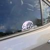 Grim Reaper Lurking Vinyl Sticker Decals Spooky Skeleton Peeker Stickers For Car Window Bumper Laptop Decoration