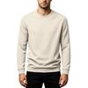 Men Casual Loose Fit Pullover Sweatshirt Crew Neck Long Sleeve Lightweight Soft Fabric Comfortable Daily Wear